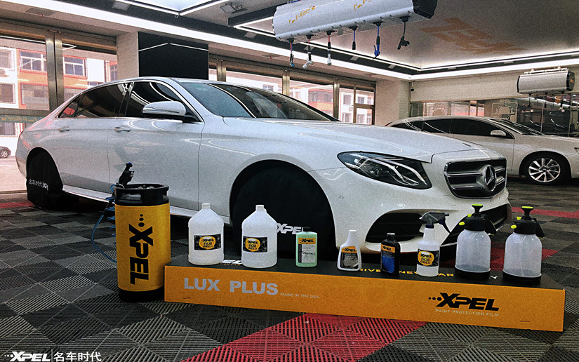 奔驰E装贴XPEL-LUX隐形车衣-专车专用